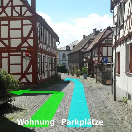Historische Ferienwohnung Mit Klimaanlage Und Kamin In Lich Διαμέρισμα Lich